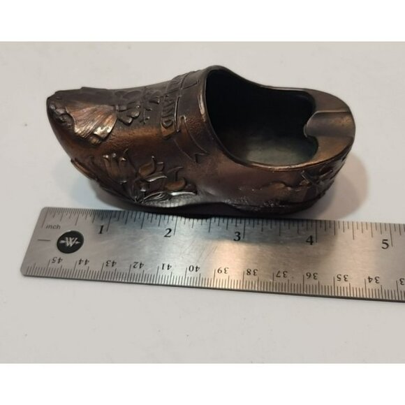 Vintage Metal 1970's Holland Dutch Clog Ashtray 4.5" Long 1.75" Tall - Picture 10 of 11